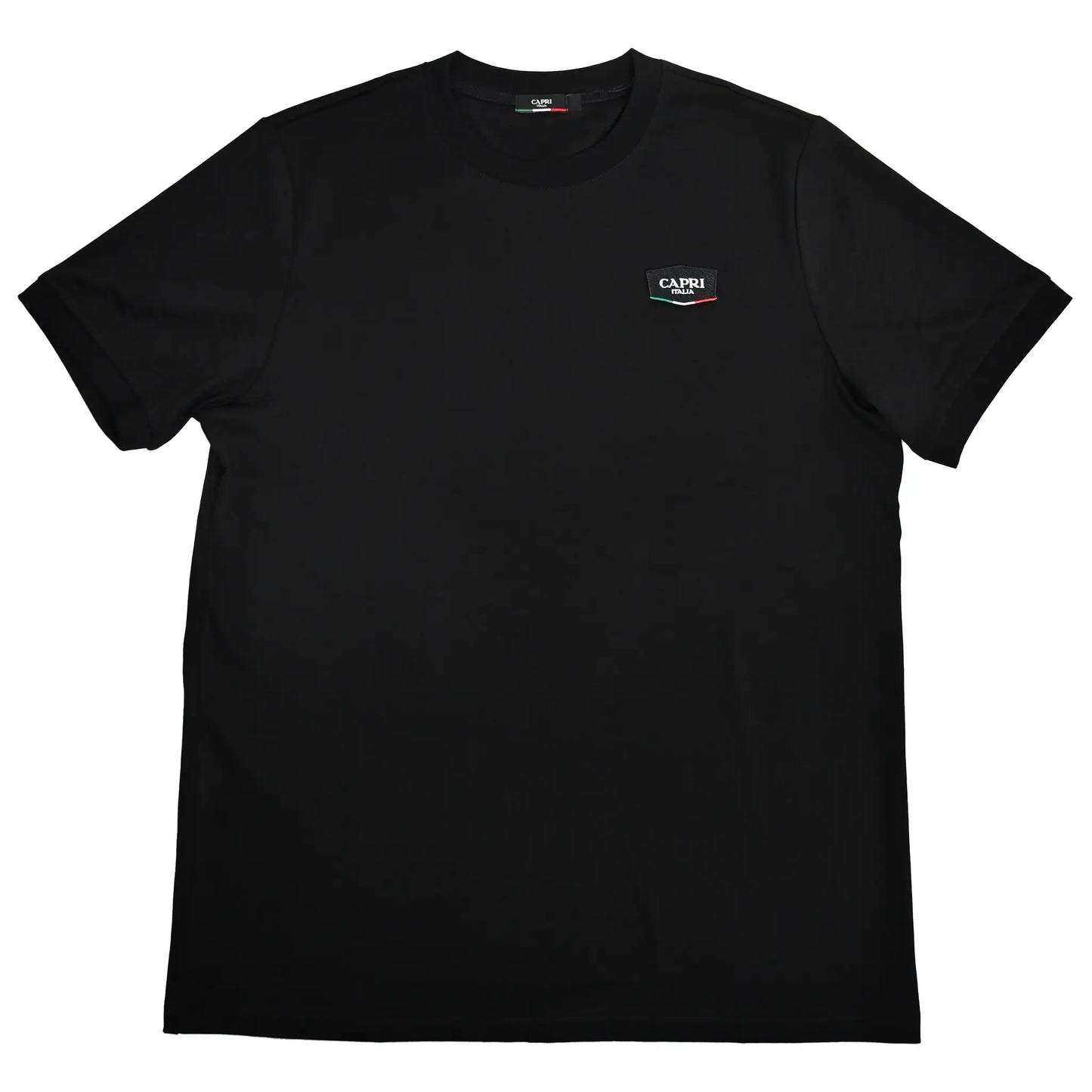 100% Cotton T Shirt - Black Patch