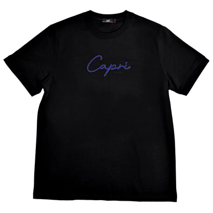 100% Cotton T Shirt - Black Signature